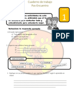 Cuaderno de Trabajo Pos Encuentro