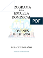 18 A 19 Años - Jovenes