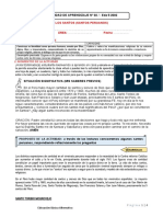 ACT. #2 GRADO2do EDA.5 Los Santos (Santos Peruanos)