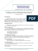 Calibracao Pulverizadores