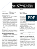 Informativa Sobre Sustancias Peligrosas