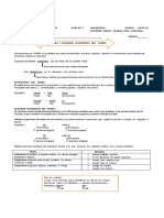 Estructura y Accidentes Del Verbo OCTAVO Gramática