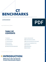 2022 Product Benchmarks Report