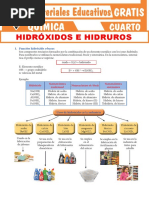 Hidróxidos e Hidruros para Cuarto Grado de Secundaria