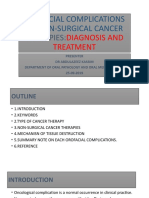 Orofacial Complications of Non Surgical Cancer Therapy