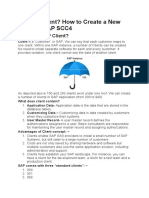 What Is Client? How To Create A New Client in SAP SCC4