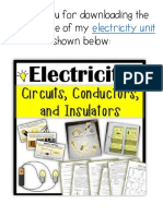 Electric Circuits Reading Comprehension and Questions Experiment