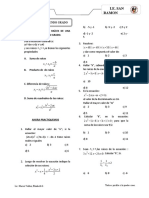 Propiedades de Ecuaciones de Segundo Grado