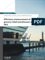 Efficiency Measurement of Grocery Retail Warehouses With DEA