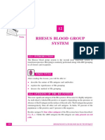 Rhesus Blood Group System: Notes