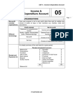 NPO - Income &expenditure