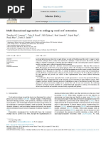 Multi Dimensional Approaches To Scaling Up Coral Reef Restoration - T Lamont