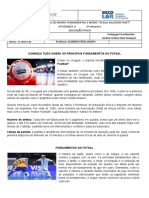 Atividade II 3º Trimestre Futsal 2 Série EM