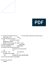 Steps in Design of Rectangular Beam Reinforced For