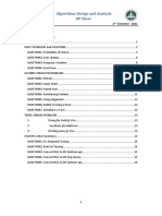 Algorithms Design and Analysis DP Sheet: Year 3 22 20 - Semester 2