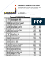 Grindale Engineering USD$ Quote - Workshop Tools