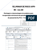 APR-95 - Montagem e Desmontagem de Andaime para Recuperação Estrutural Na Área Dry Pit 2 - Trecho 2