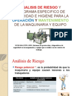 Analisis de Riesgo de Maquinaria y Equipo