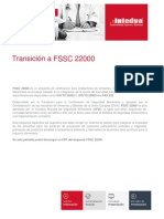 Fichasproducto - Presentacion - Transicion A FSSC 22000