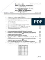 Vardhaman College of Engineering: Project Planning and Management