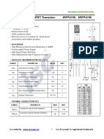 Isc N-Channel MOSFET Transistor IRFP4768 IIRFP4768: Features