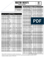 Houston Rockets' 2022-23 Schedule