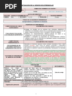 Planificación de La Sesión de Aprendizaje 2022