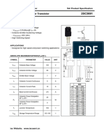 C3691 - NEC, NPN Transistor, 100v, 7v Base, 5A, High Switching Speed