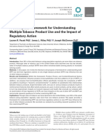 Pacek Et Al 2018 Conceptual Framework For Understanding Tobaco Use