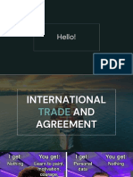 Lesson 1 - What Is International Trade and Agreement