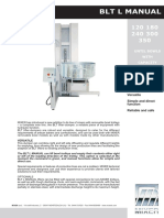 BLT L Manual: Until Bowls With Capacity 300 KG