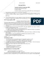 Examen BTS Thermo Gaz1