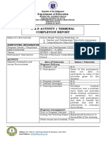 L&D Activity - Terminal Completion Report