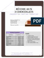 Recette Buche 3 Chocolats