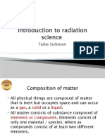 Introduction To Radiation Science