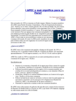 Qué Es El APEC y Qué Significa para El Perú