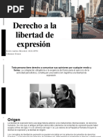 Derecho A La Libertad de Expresión