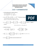 4.-Matrices y Determinantes