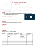 Secuencia Didáctica de Recorridos Primer Grado 2022