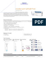 SD Bioline Salmonella Typhi Igg Igm Fast