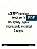 Acert Technology For C7 and C9 On-Highway Engines Introduction To Mechanical Changes