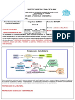 Guia #2 de Quimica Grado Noveno Las Propiedades de La Materia