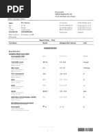 Report Status - Final Test Name Result Biological Ref. Interval Unit