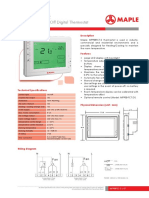 MP908FCT-2: Fan Coil Unit On/Off Digital Thermostat