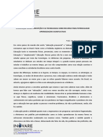 A Educação Como Concepção e As Tecnologias Como Recurso para Potencializar Aprendizagens Significativas