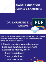 Facilitating Learning