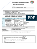 SESION DE APRENDIZAJE N°09 Matematica