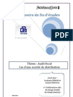 Audit Fiscal Cas D'une Société de Distribution