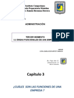 3.2 Areas Funcionales de La Empresa