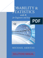 Akritas Probability & Statistics With R For Engineers and Scientists